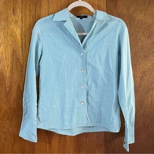 ZANELLA Light Green Button-up Shirt Sz 4